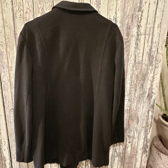 Sz 20 Black jersey sweater/jacket - Picture 4 of 9